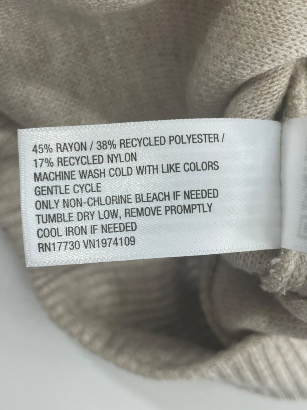 Universal Thread Sweatshirt Heathered Oatmeal Quarter-Zip Pullover Wmn's S NEW - Picture 7 of 7